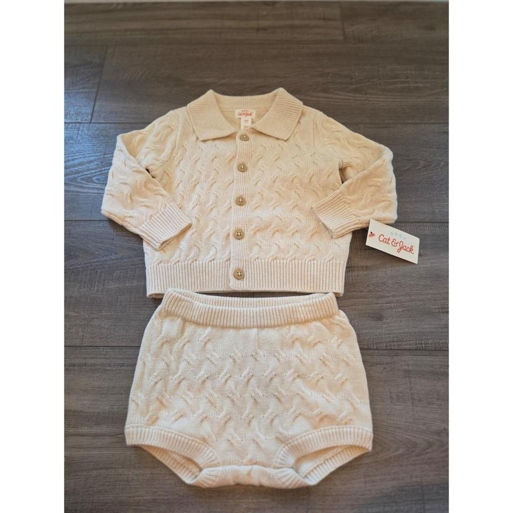 Cat and jack baby boy set 18 mos